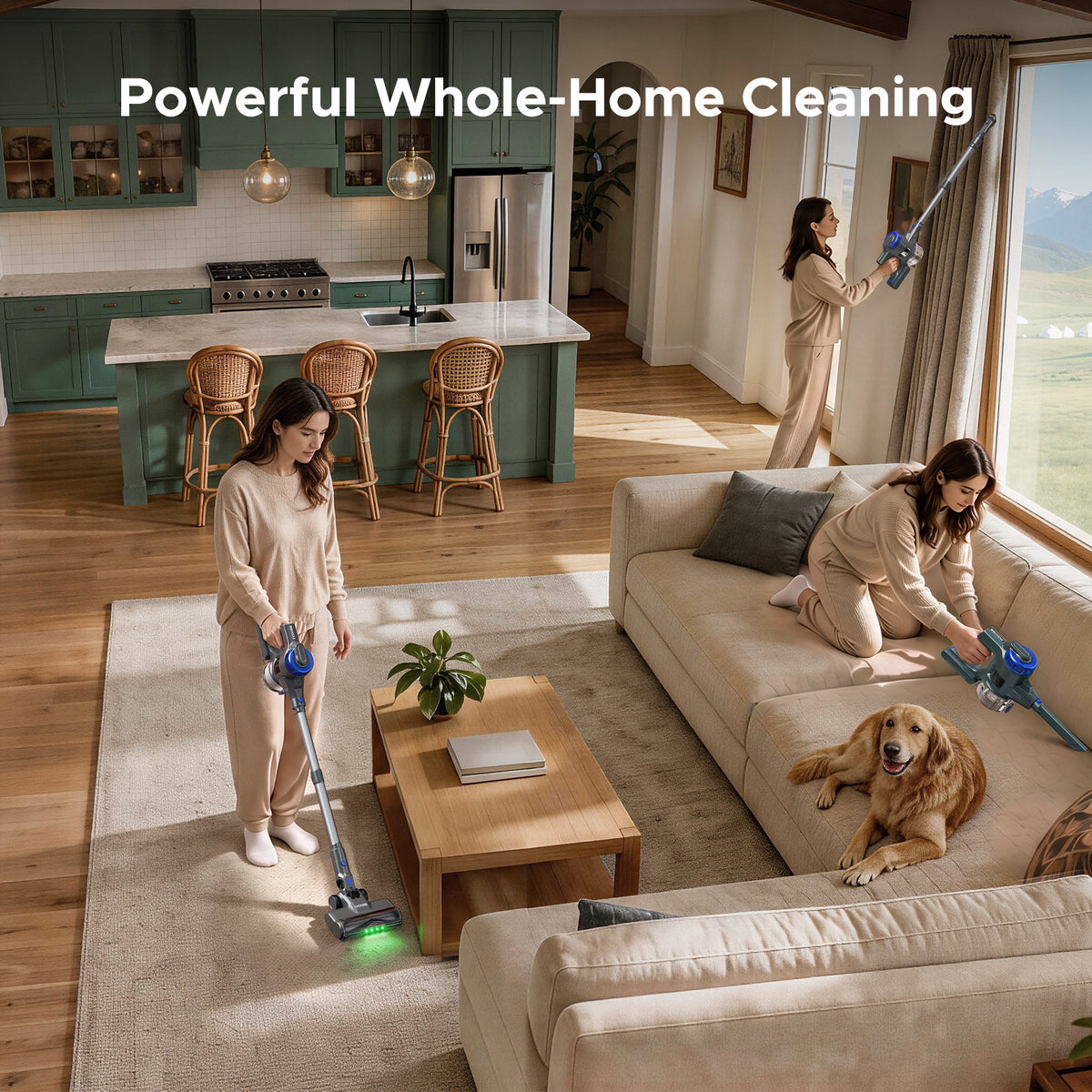 Flow30 Powerful Suction Cordless Vacuum丨DOOGEE Home