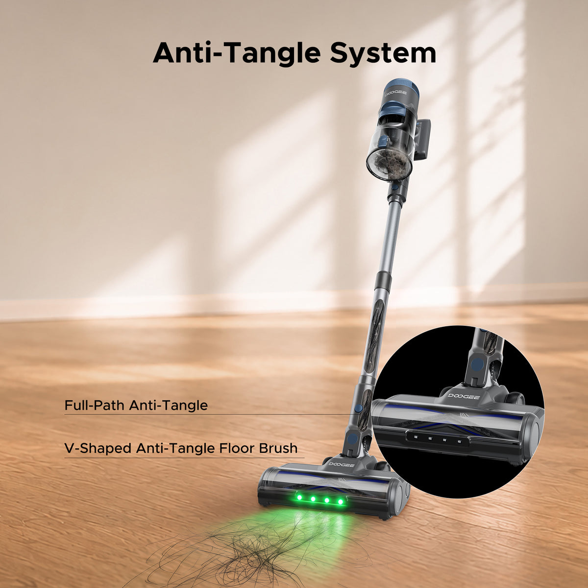 Flow50 Long Runtime Cordless Vacuum丨DOOGEE Home