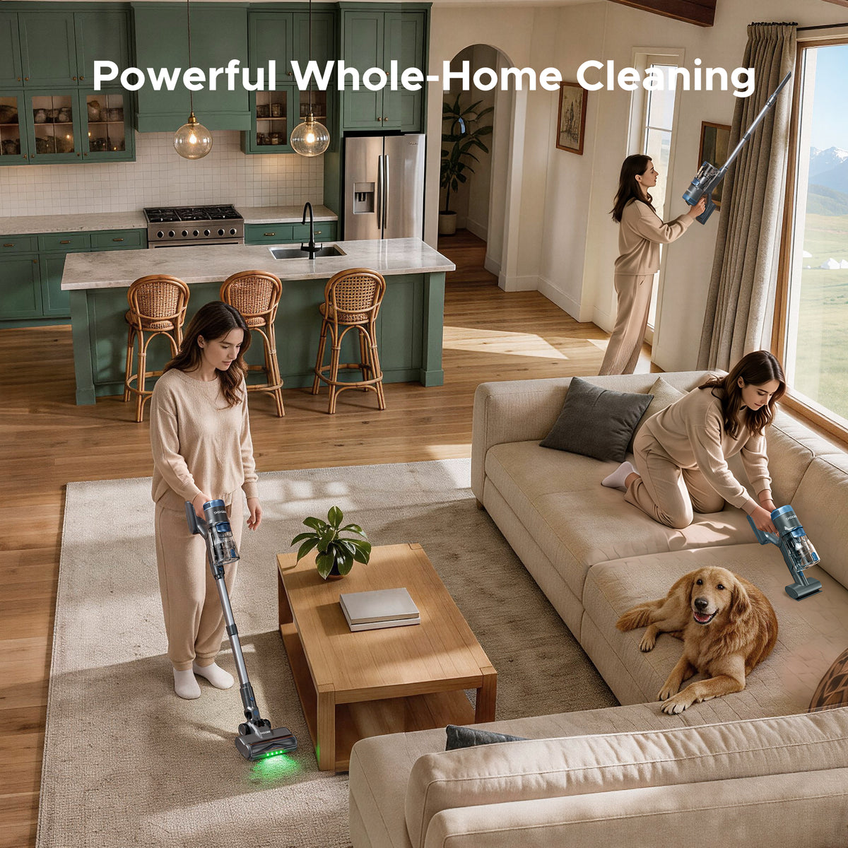 Flow50 Long Runtime Cordless Vacuum丨DOOGEE Home