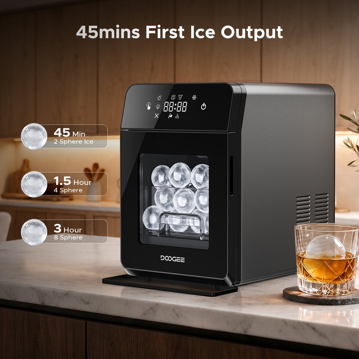 SP10 Large Sphere Ice Maker丨DOOGEE Home